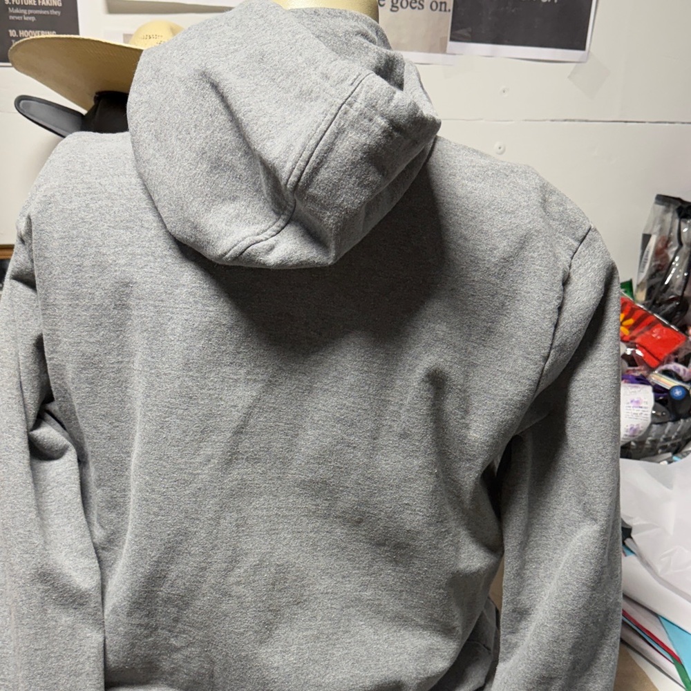 Patagonia Gray Hoodie with Colorful Logo - Picture 2 of 5